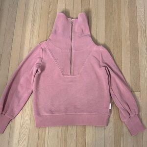 Varley Mauve/ Pink Ribbed Sweater, XS